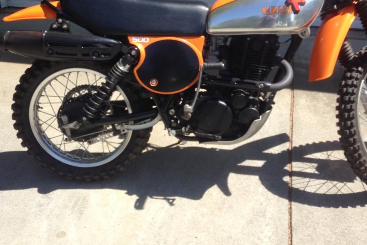 1977 yamaha TT500, 7