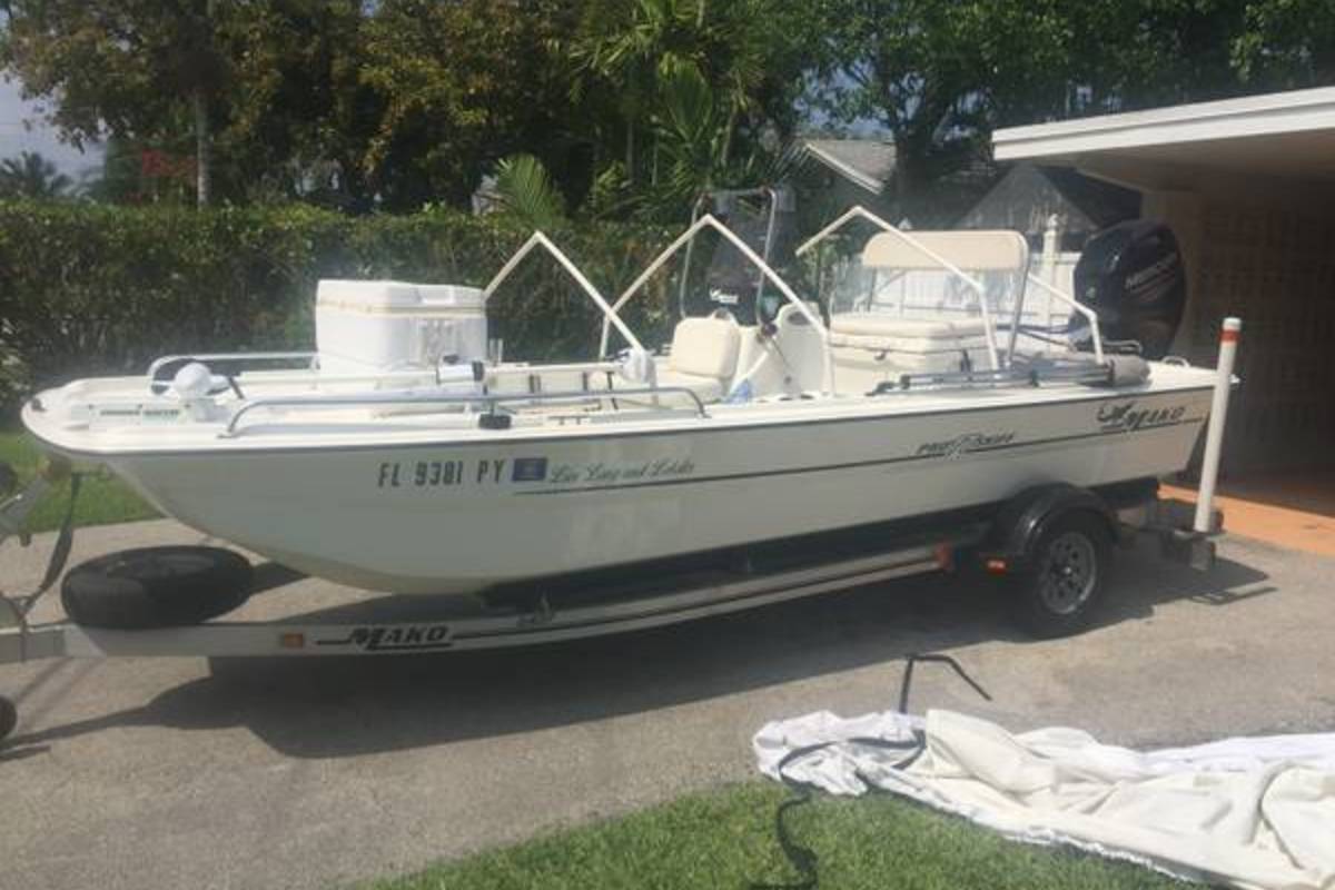2013 Mako Boats 17 Pro Skiff, 2