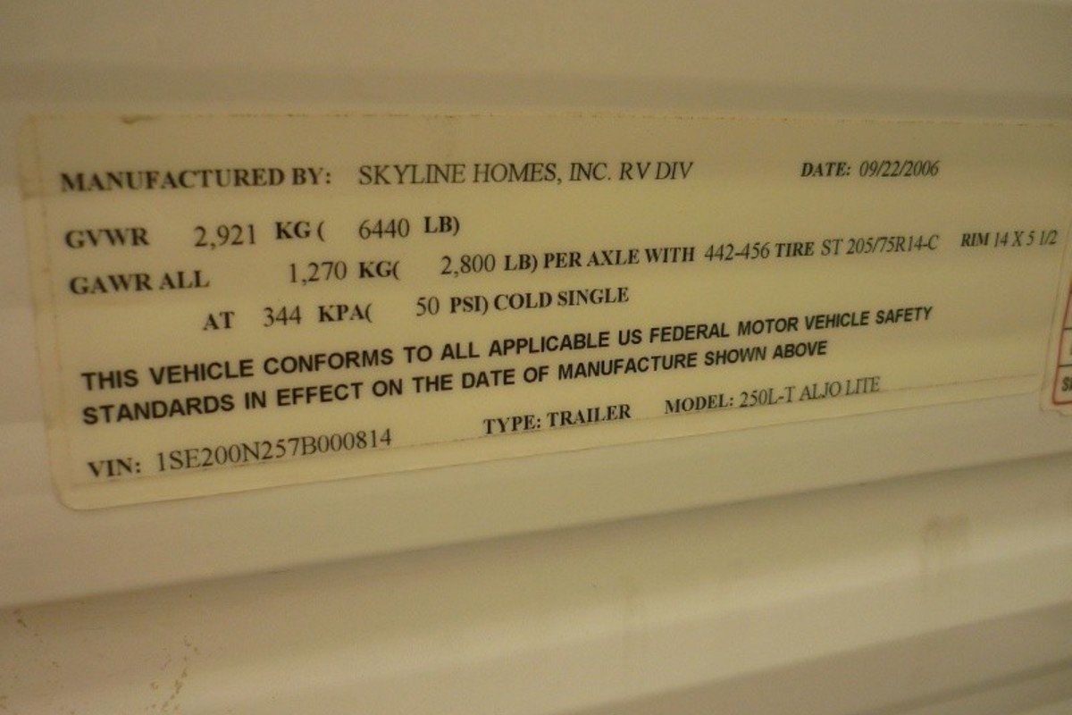 2007 Skyline 250L-T ALJO LITE, 5