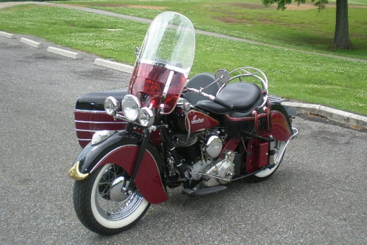 1947 Indian Chief with Orignal Indan Side Car, 4