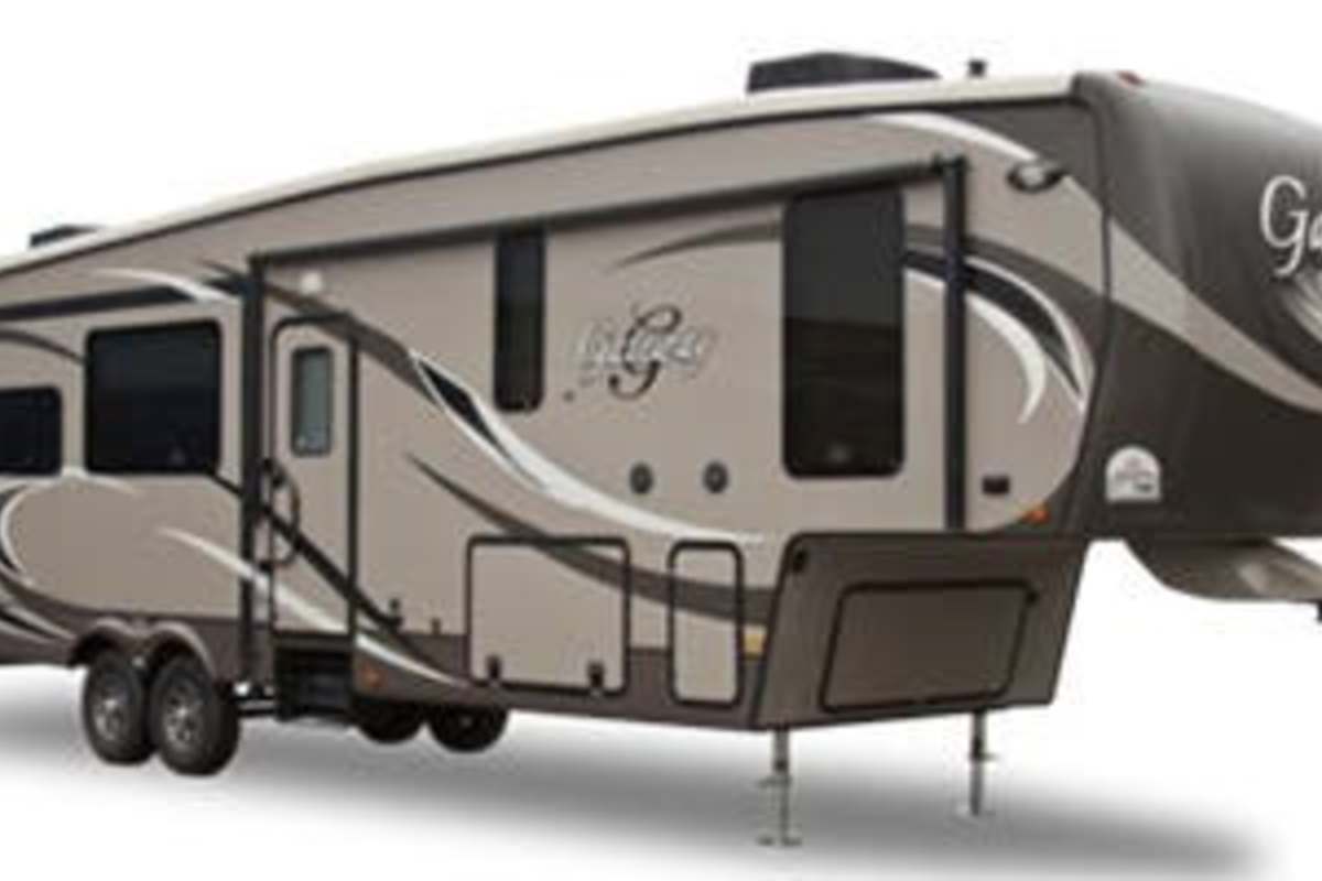 2014 Heartland Gateway 3300 ML Tan White Brown, 0