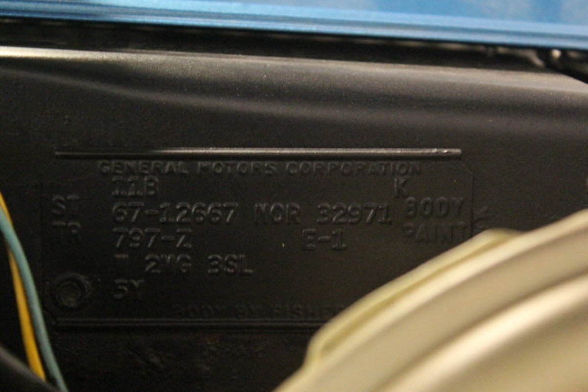 1967 Chevrolet Camaro RS/SS Tribute, 45