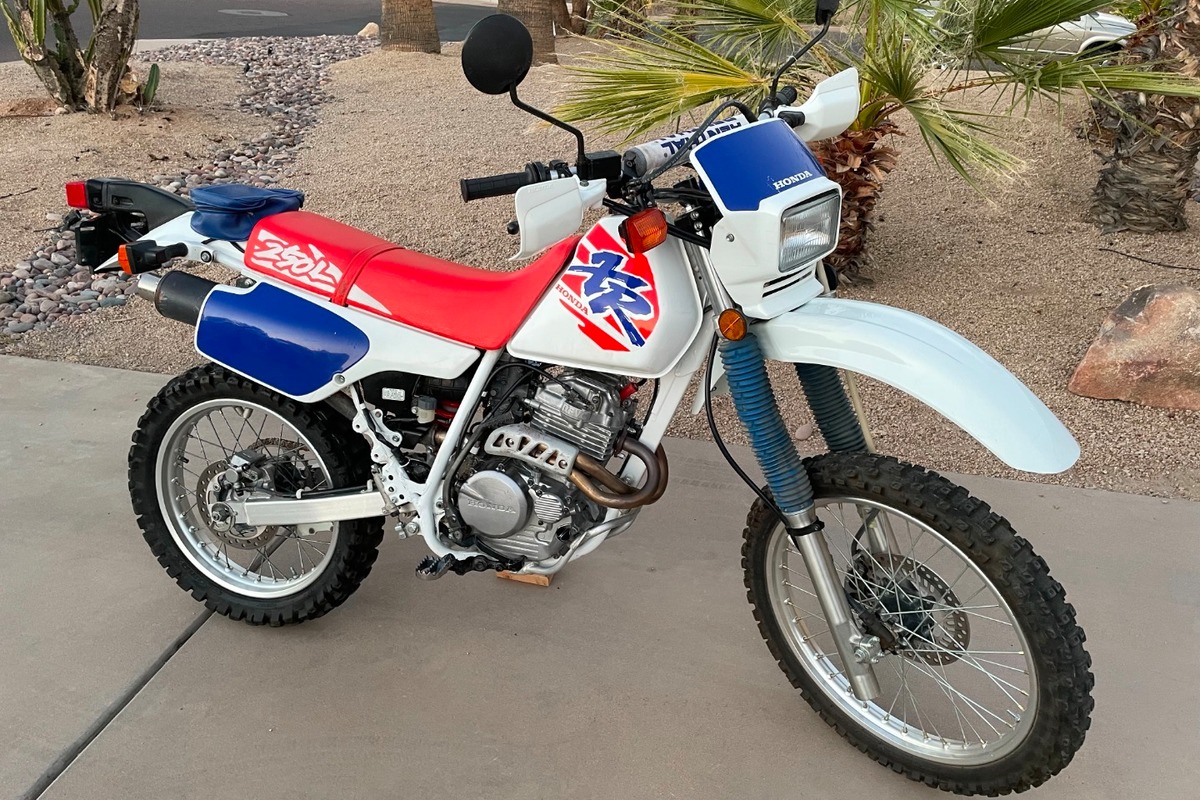 Vintage Style Seat Cover For 1991 Honda XR250L XR 250 L Dirt Bike - New