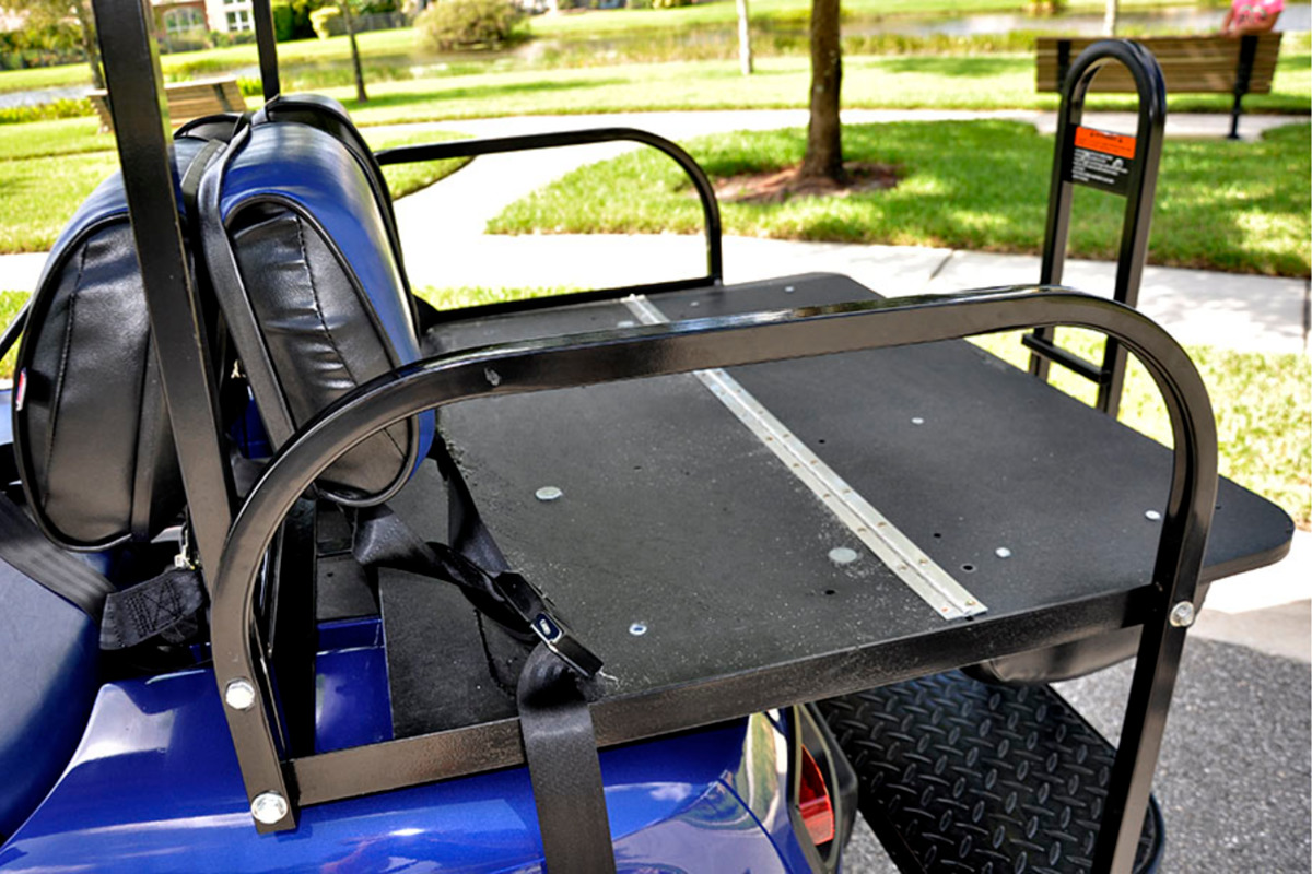 2009 EZgo Golf Cart with Trailer, 4