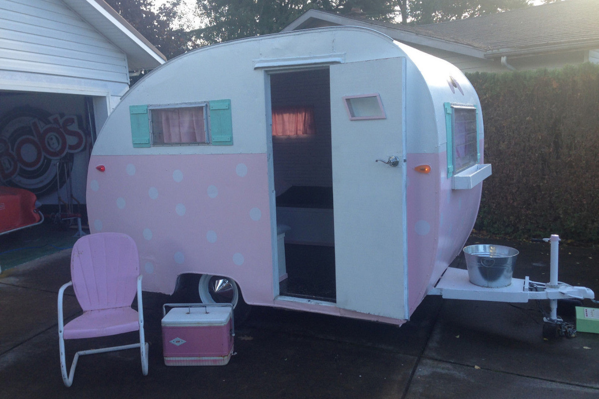 1948 Aljoa vintage trailer Model 12, 2