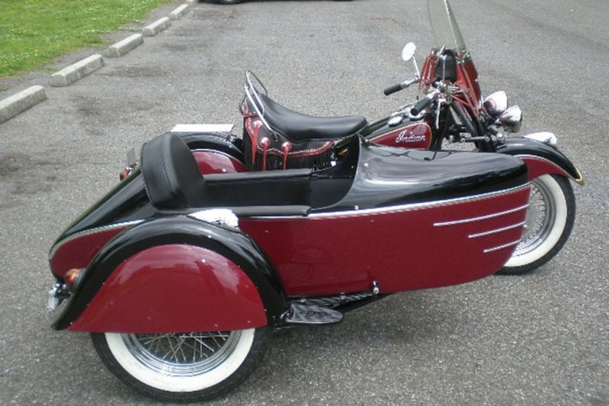 1947 Indian Chief with Orignal Indan Side Car, 5