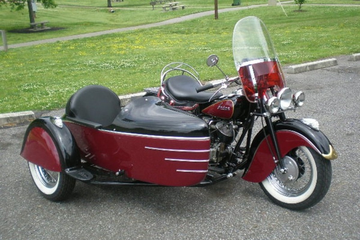 1947 Indian Chief with Orignal Indan Side Car, 0