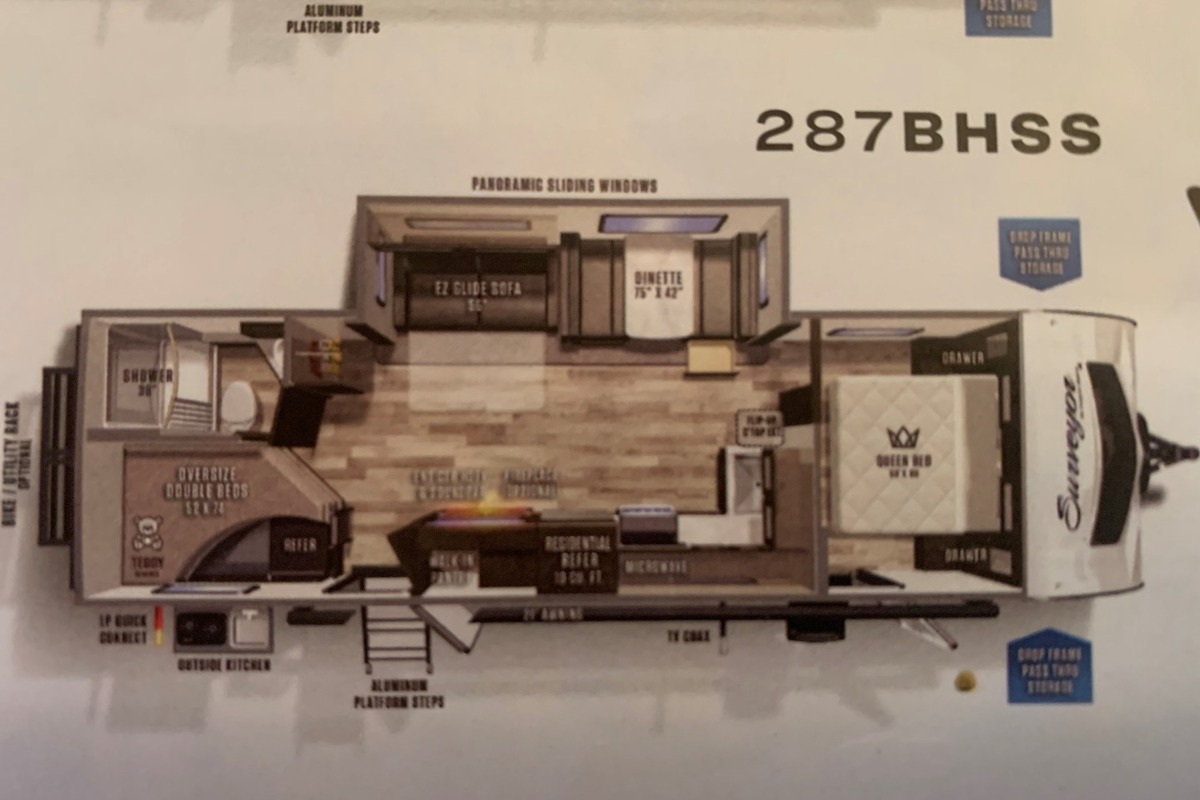 2021 Forest River Surveyor 287BHSS Luxury in Overland Park, KS