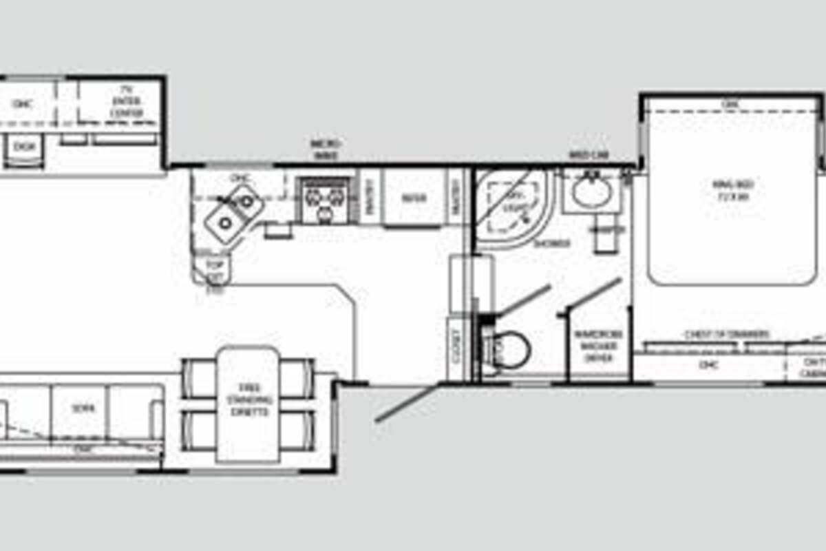 2003 Holiday Rambler 36SKT Rear Living, 9