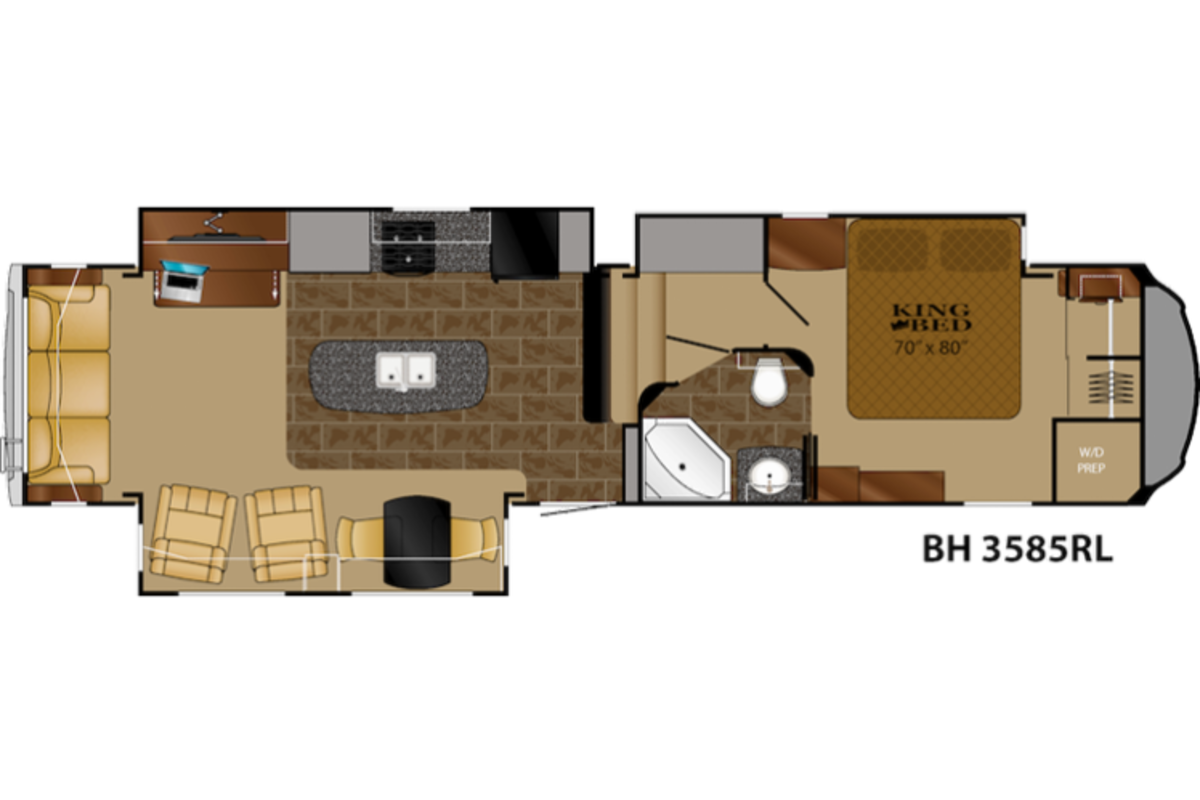 2013 Heartland Bighorn 3585RL, 10