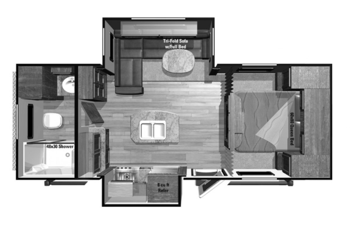 2017 Open Range Light 316RBS, 0