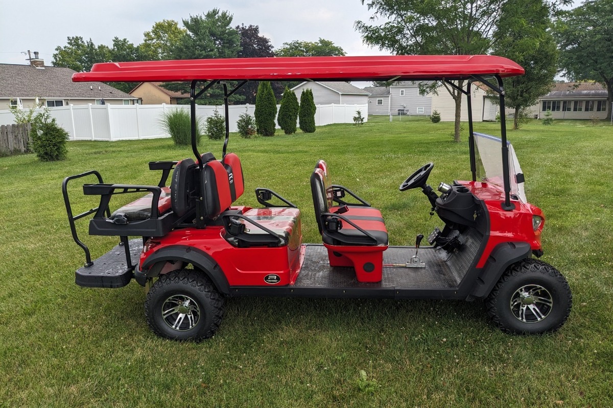 2022 Rebel Motors Six Seat Gasoline Cart, 0