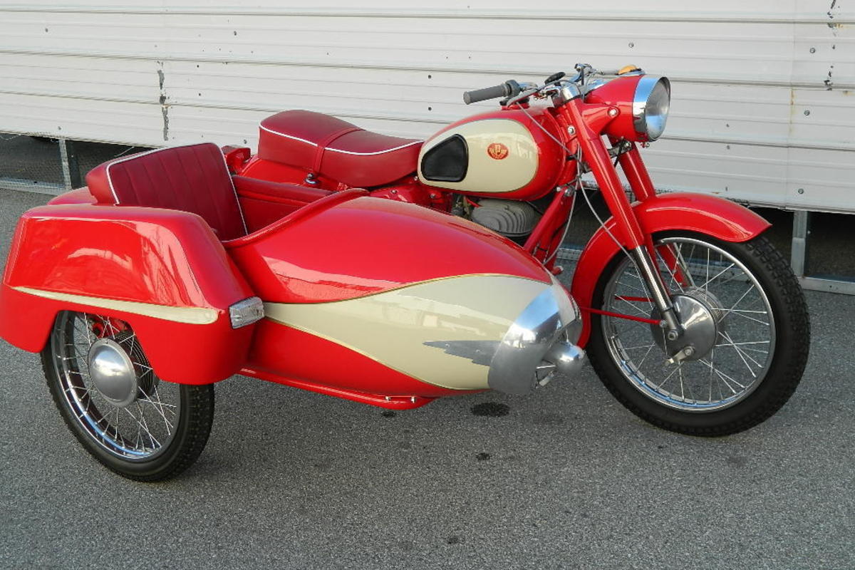 1968 Pannonia T5 with Duna Sidecar, 0