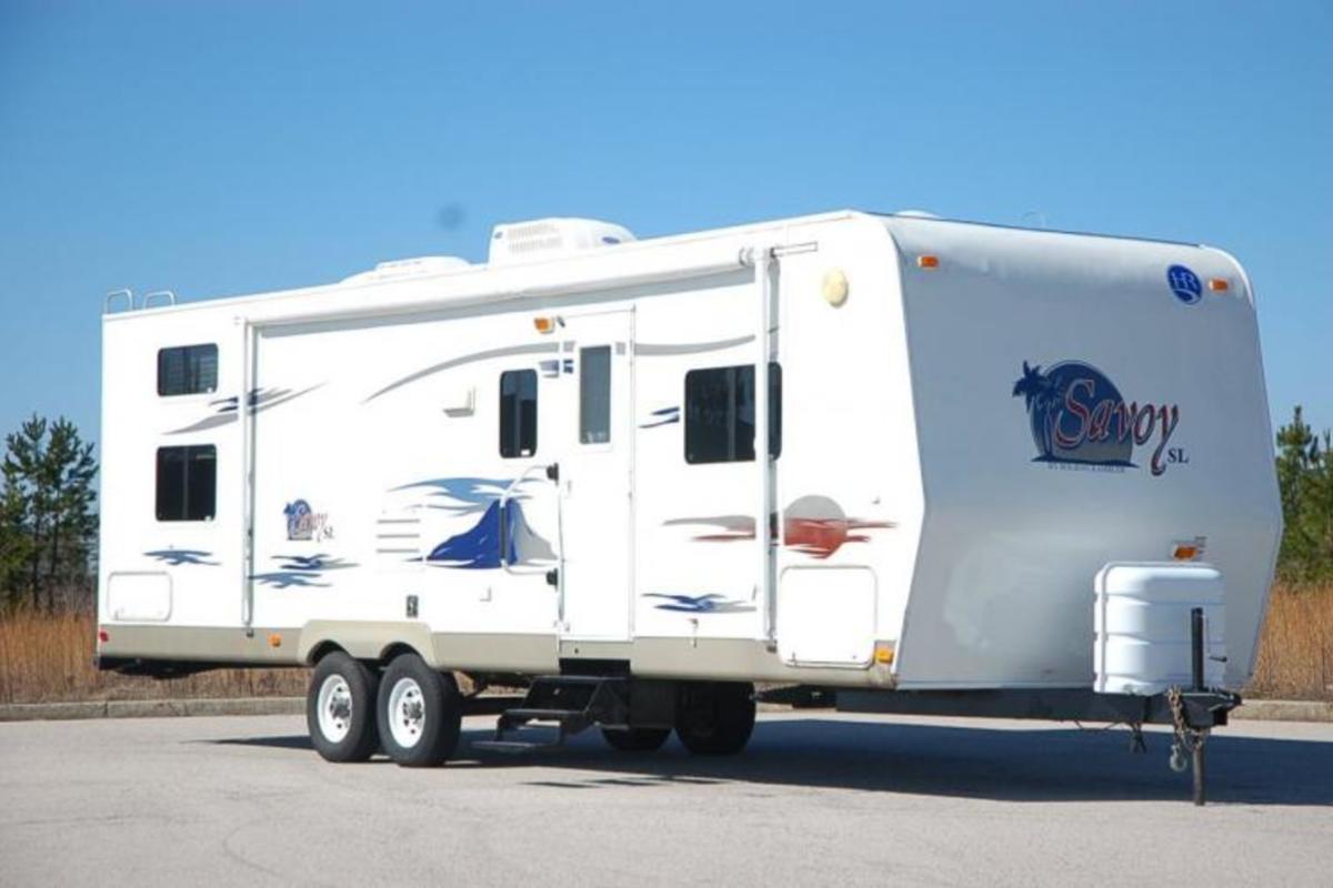 2004 Holiday Rambler Savoy 31' QUAD BUNKHOUSE, 0