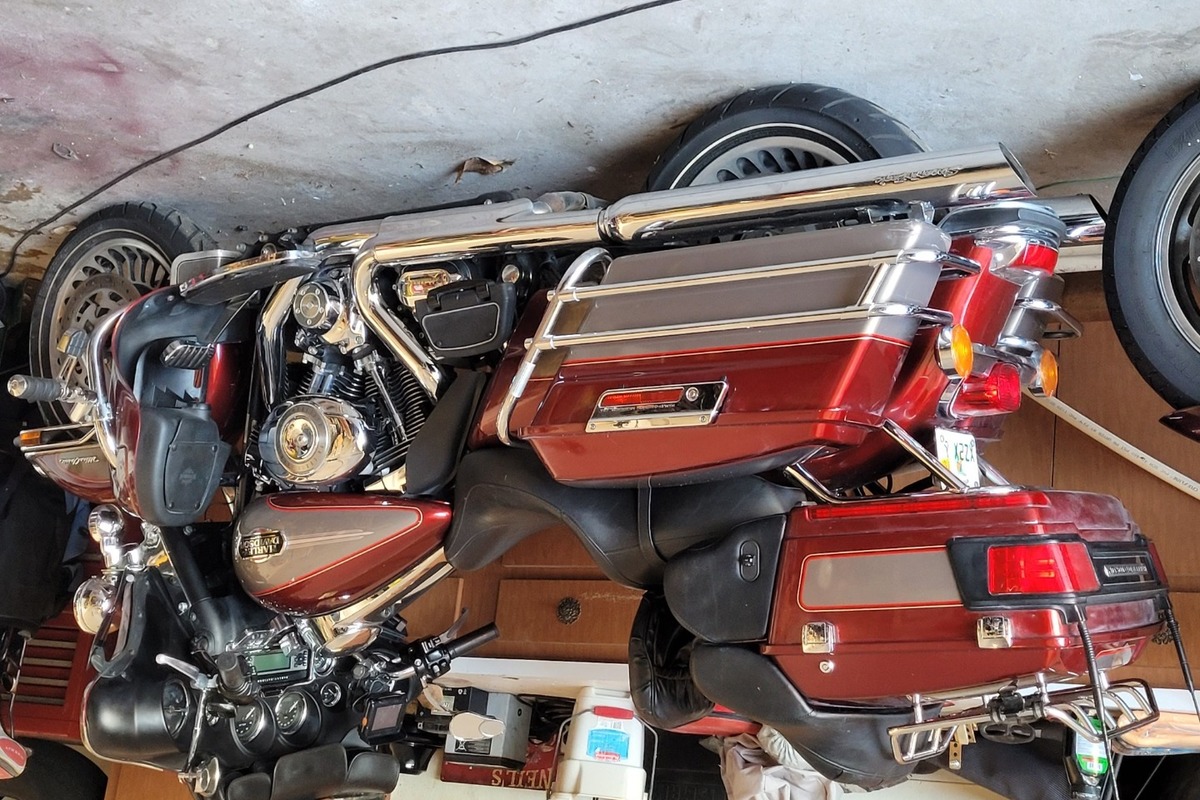 2009 Harley-Davidson electric glide Custom Classic  red touring, 7