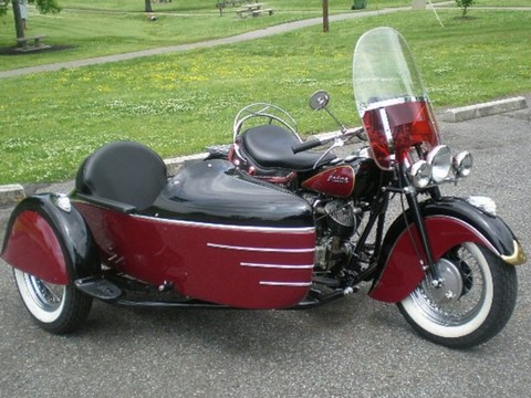 1947 Indian Chief with Orignal Indan Side Car