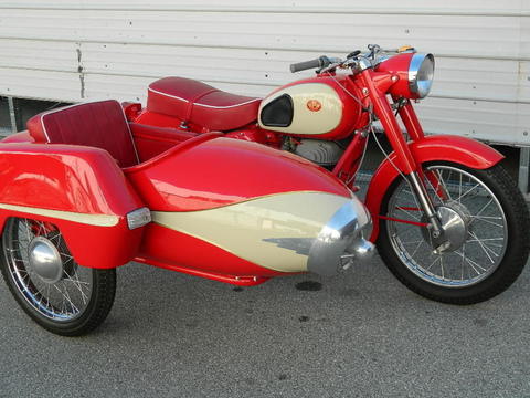 1968 Pannonia T5 with Duna Sidecar