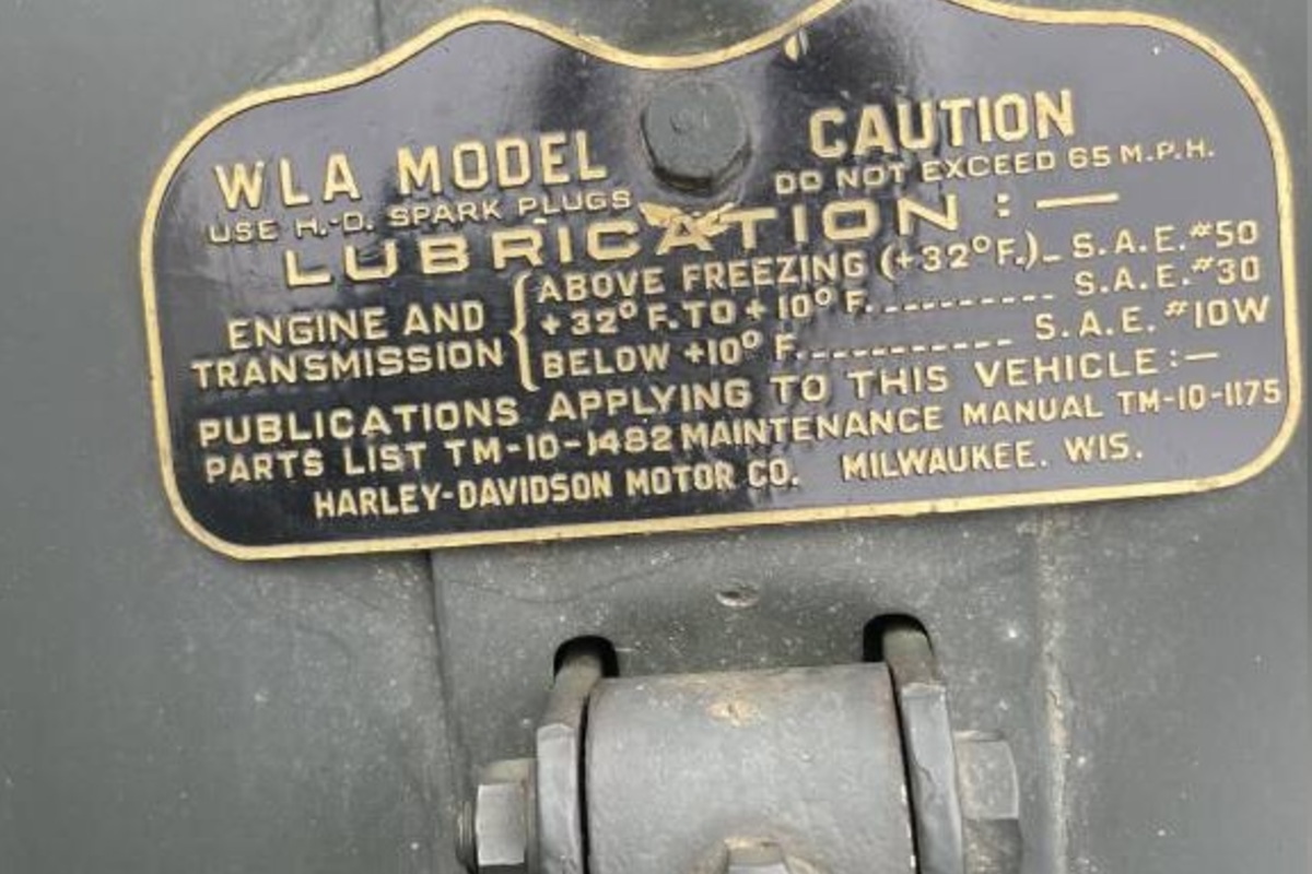 1942 Harley-Davidson WLA Military, 3