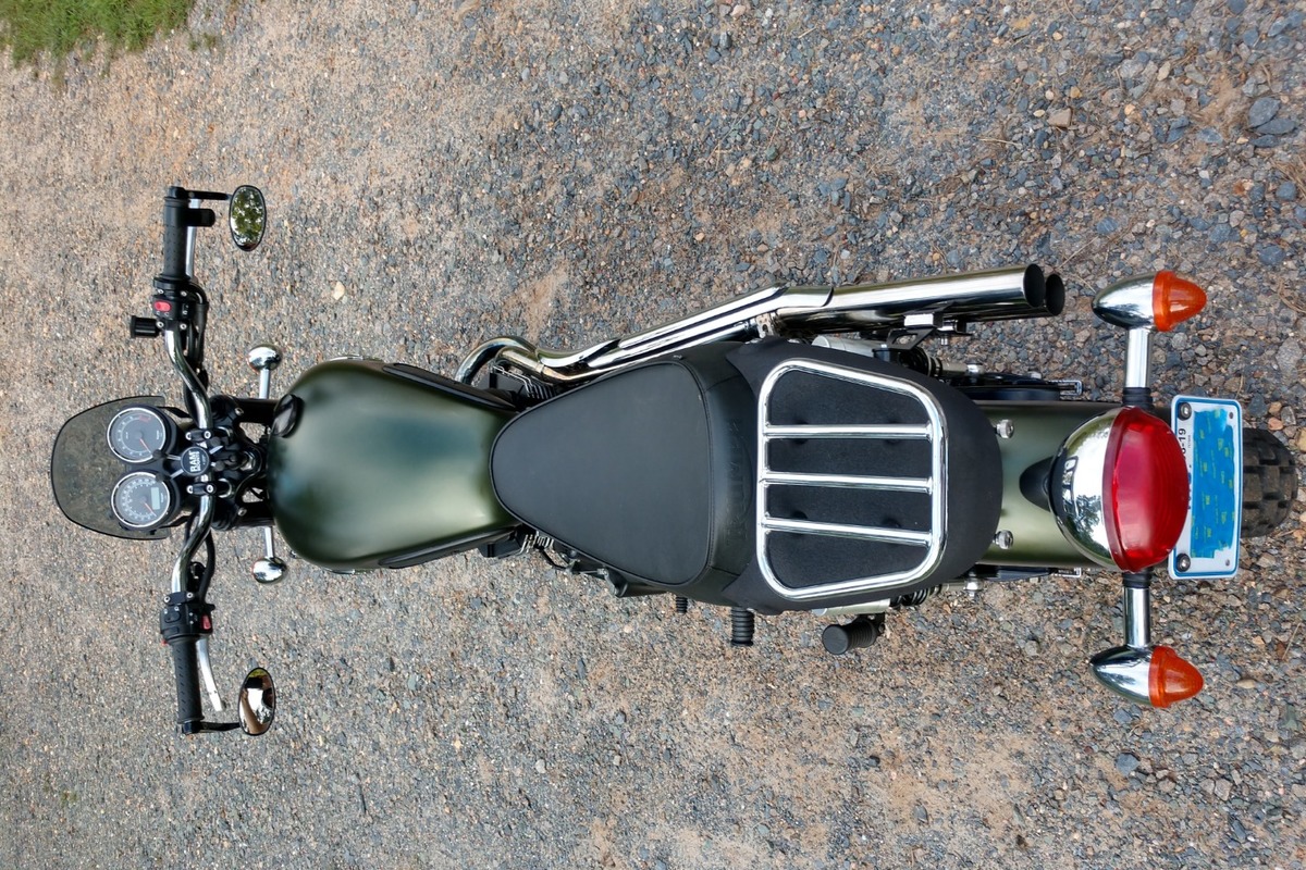 2012 Triumph T100 Scrambler 900 Khaki, 7