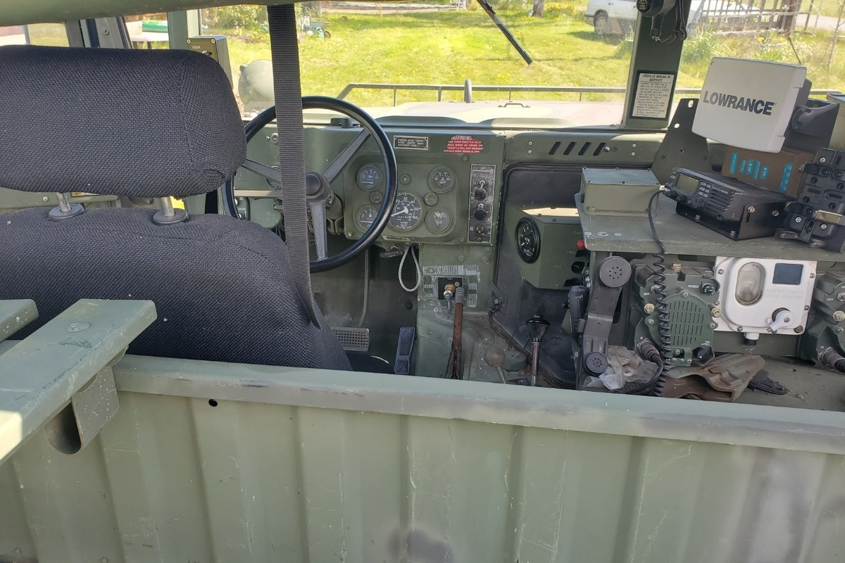 1993 AMC M998 Green Troop transport with up Armored doors, 8