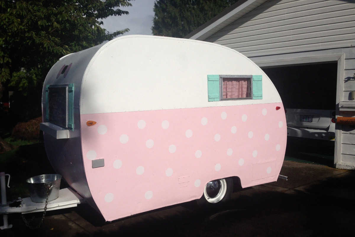 1948 Aljoa vintage trailer Model 12, 14