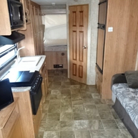 2008 Jayco Jayfeather X23B White with blue and biege trim, 3
