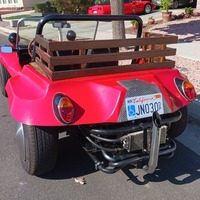 1971 Volkswagen Manx Dune Buggy Wood stake bed, 3
