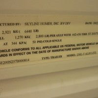 2007 Skyline 250L-T ALJO LITE, 5