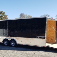 2020 Homesteader Champion Car Hauler Black with Silver Diamond Shield, 4