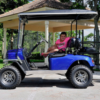2009 EZgo Golf Cart with Trailer, 1