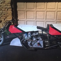 1992 Kawasaki Custom Fuel Drag Bike, 0