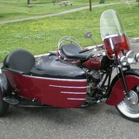 1947 Indian Chief with Orignal Indan Side Car, 0