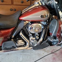 2009 Harley-Davidson electric glide Custom Classic  red touring, 2