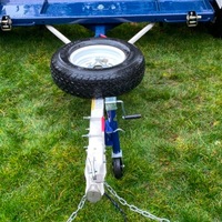 2019 Master Tow 4900 lb. Tow Dolly White/blue, 3