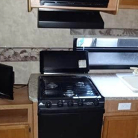 2008 Jayco Jayfeather X23B White with blue and biege trim, 5