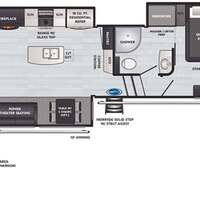 2021 Keystone Montana High Country 335BH 2 Bathrooms 2 A/C's Auto Level, 5
