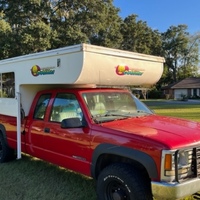 2008 Outfitter Apex 8 - pop up Truck Camper for long bed truck, 1