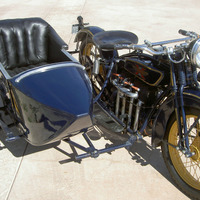 1928 Henderson Deluxe with Goulding Sidecar, 0