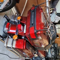 2009 Harley-Davidson electric glide Custom Classic  red touring, 3