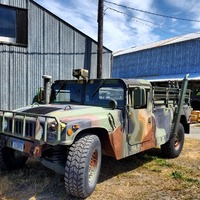1993 AMC M998 Green Troop transport with up Armored doors, 1