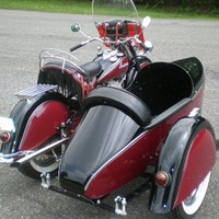 1947 Indian Chief with Orignal Indan Side Car, 1