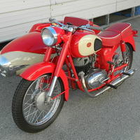 1968 Pannonia T5 with Duna Sidecar, 1